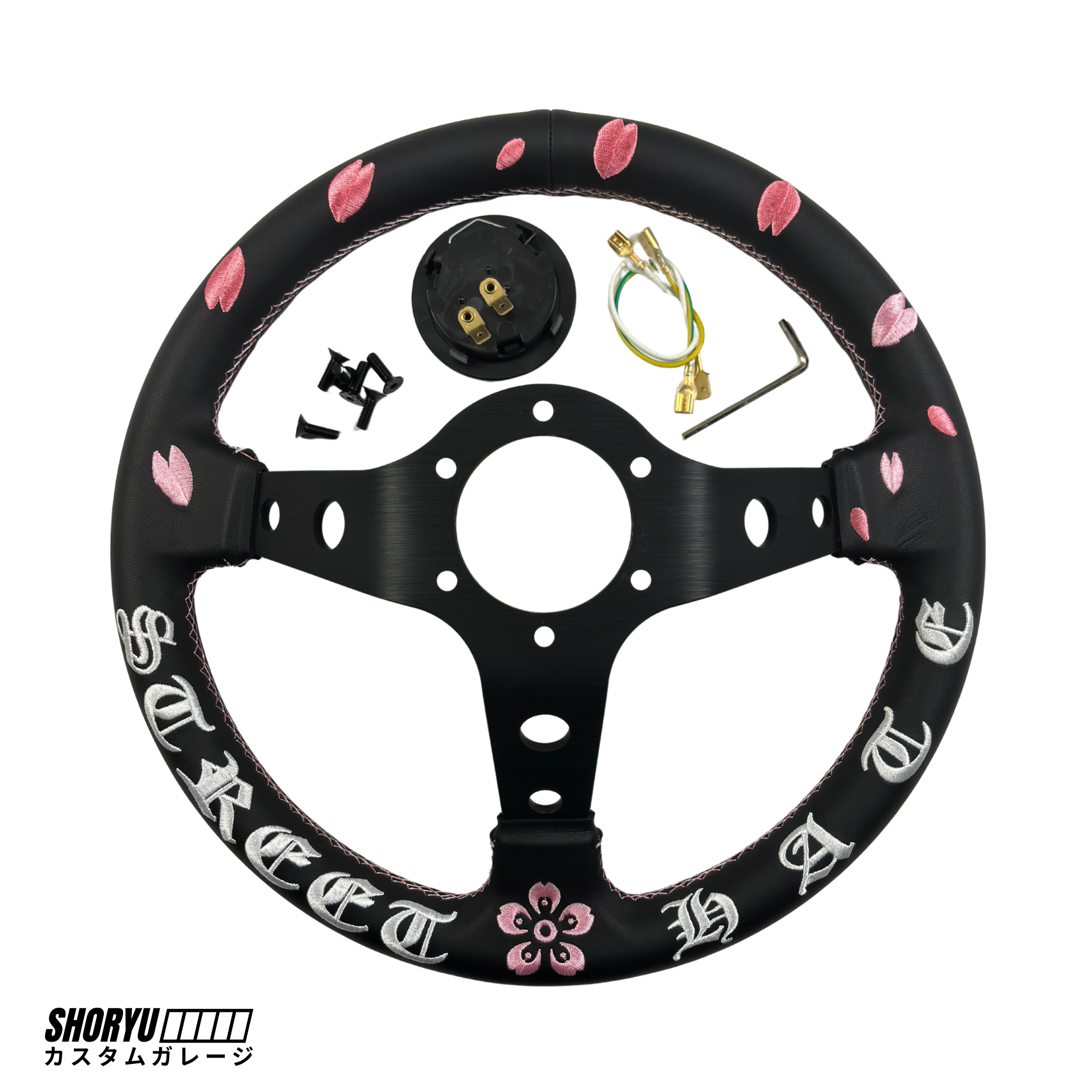 Volant JDM "Sakura Edition" – 320 mm