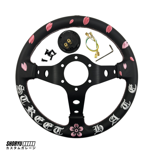 Volant JDM "Sakura Edition" – 320 mm