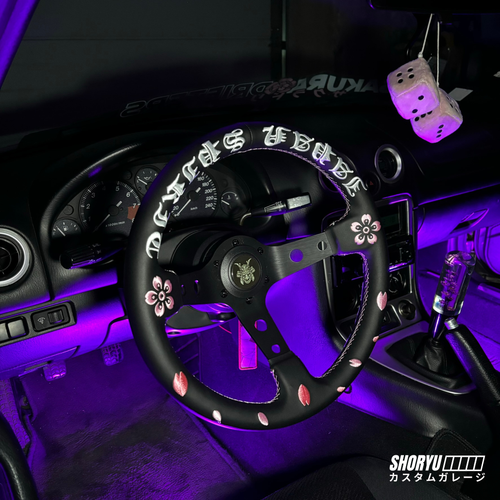 Volant JDM "Sakura Edition" – 320 mm