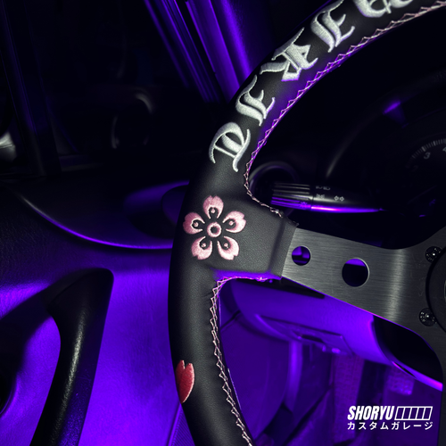 Volant JDM "Sakura Edition" – 320 mm