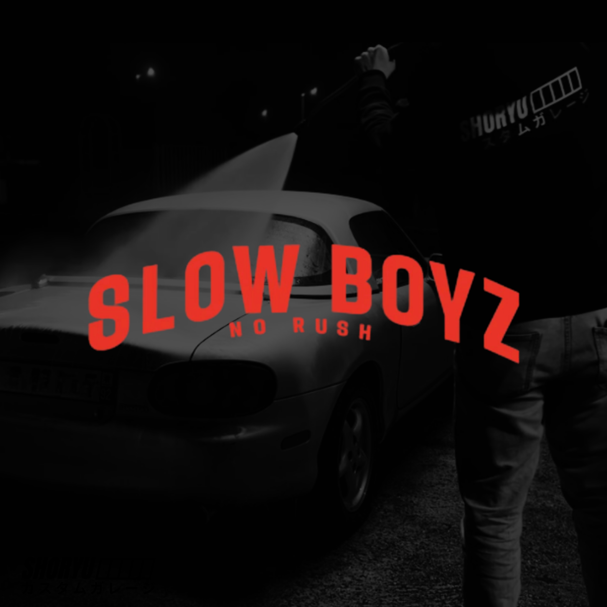 Sticker pare-brise “Slow Boyz”