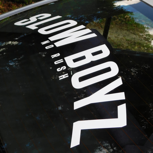 Sticker pare-brise “Slow Boyz”