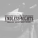 Sticker pare-brise “Endless Nights”
