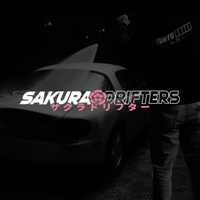 Sticker voiture “Sakura Drifters”
