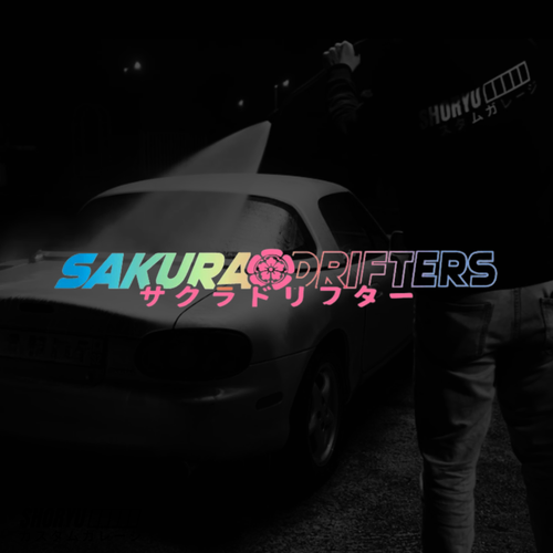 Sticker voiture “Sakura Drifters”