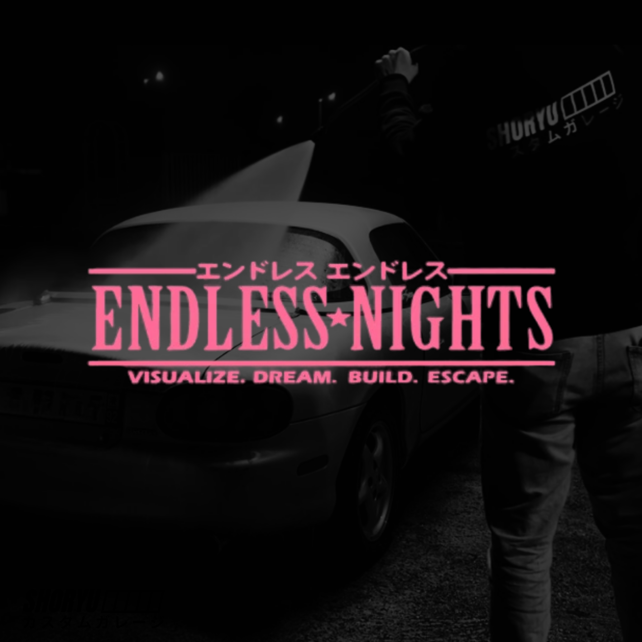 Sticker pare-brise “Endless Nights”