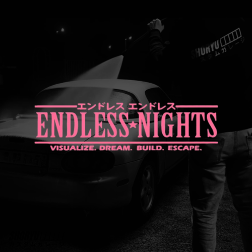 Sticker pare-brise “Endless Nights”
