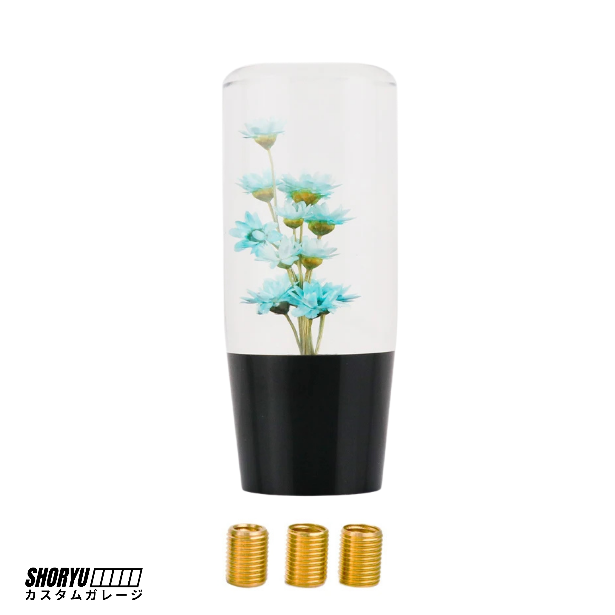 Pommeau de vitesse JDM "Verre Floral" 10cm