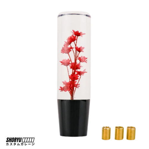 Pommeau de vitesse JDM "Verre Floral" 15cm