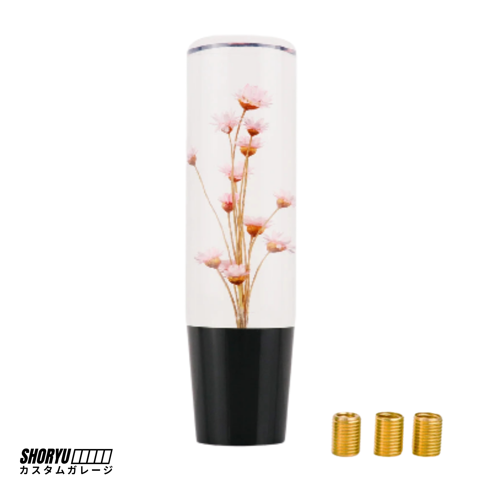 Pommeau de vitesse JDM "Verre Floral" 15cm