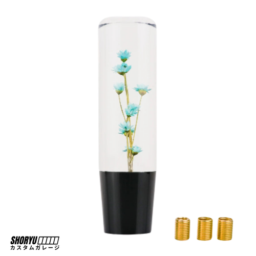Pommeau de vitesse JDM "Verre Floral" 15cm