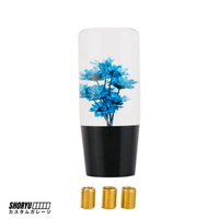 Pommeau de vitesse JDM "Verre Floral" 10cm