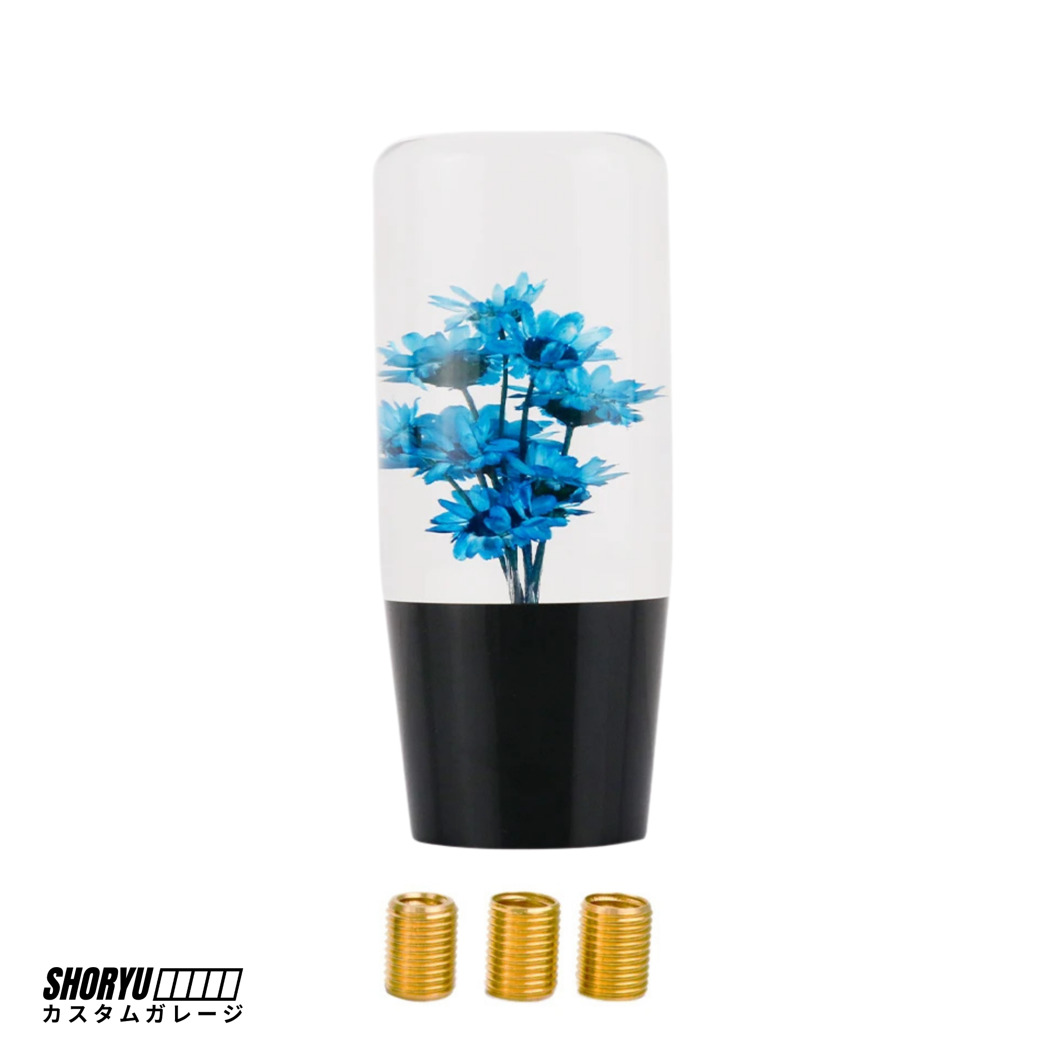Pommeau de vitesse JDM "Verre Floral" 10cm