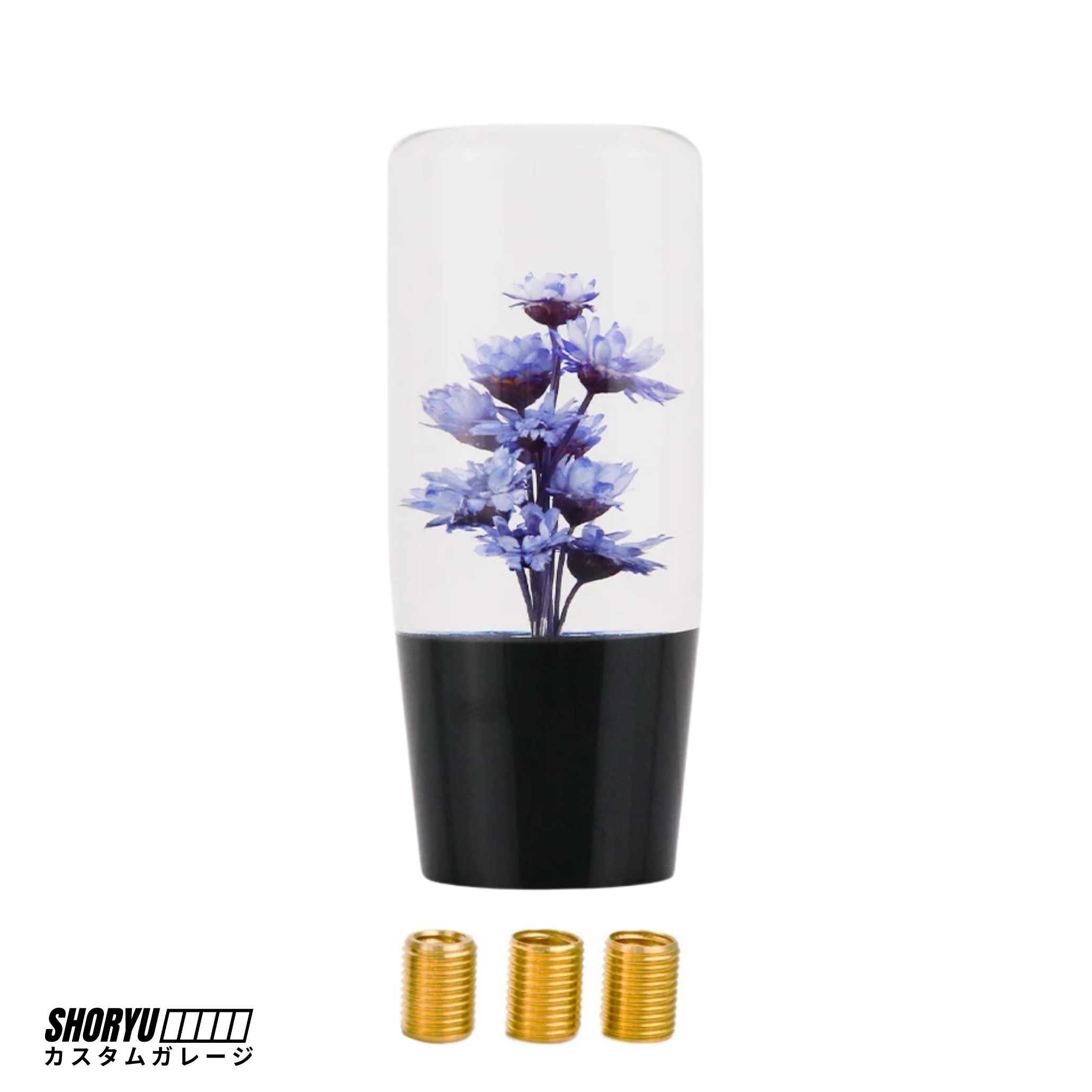 Pommeau de vitesse JDM "Verre Floral" 10cm