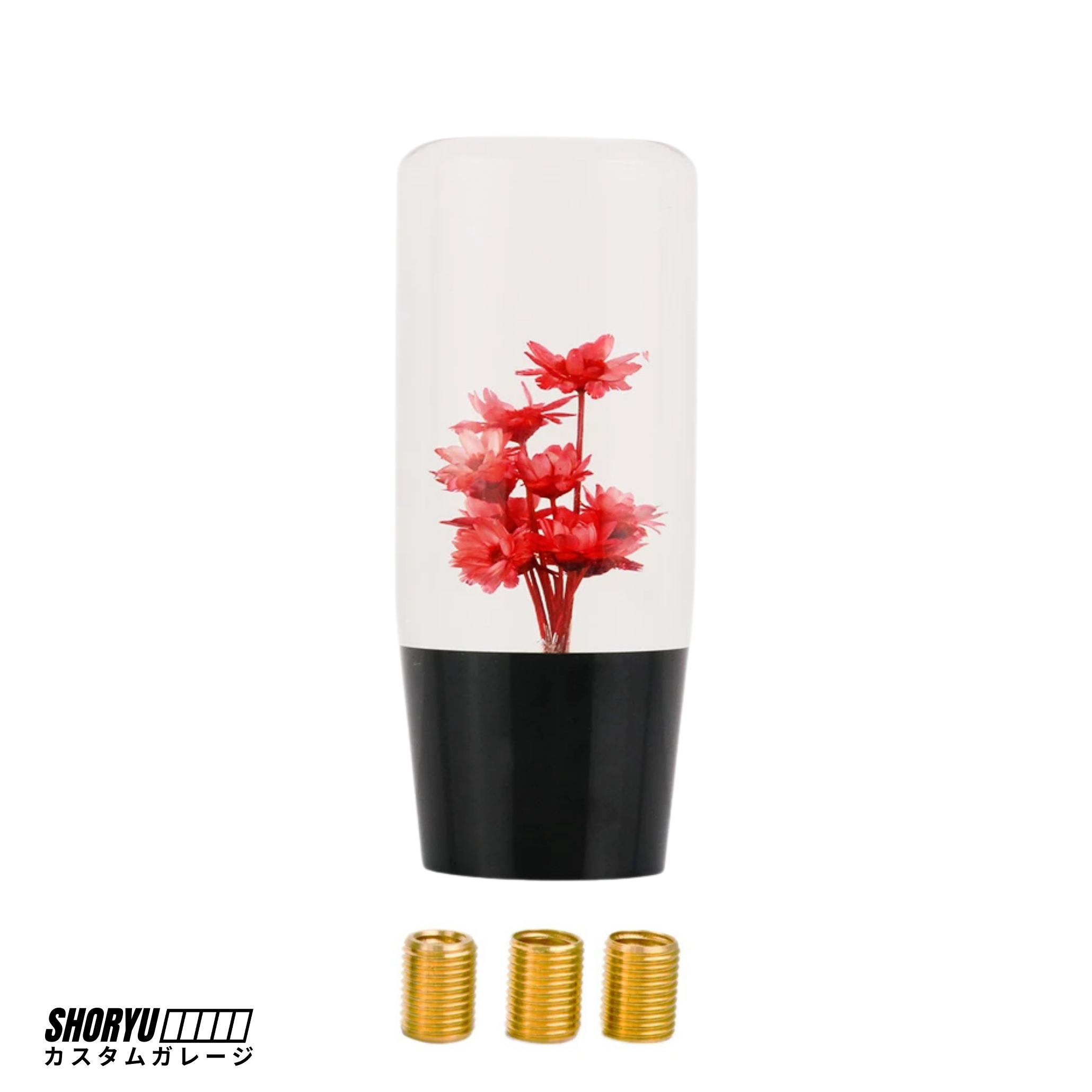Pommeau de vitesse JDM "Verre Floral" 10cm