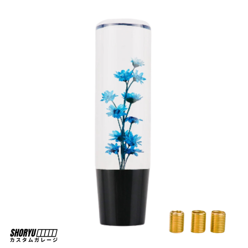 Pommeau de vitesse JDM "Verre Floral" 15cm