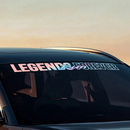 Sticker pare-brise “Legends Forever”