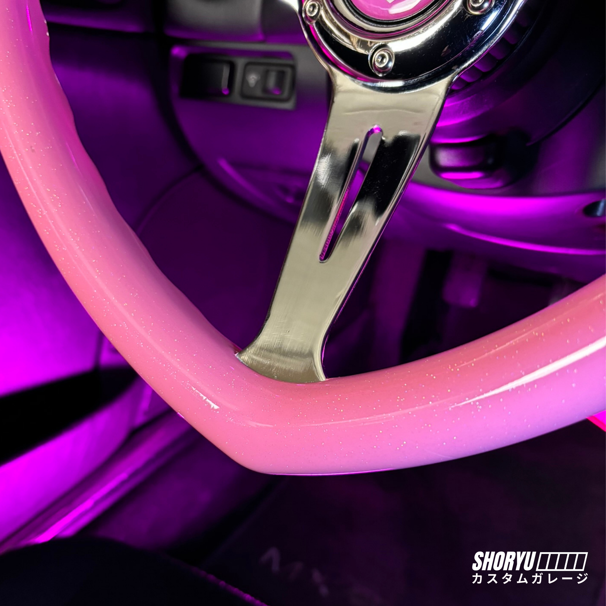 Volant JDM “Cœur Edition ” – 350 mm